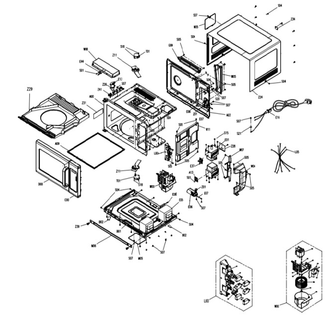 Horeca Parts - Kuchenka mikrofalowa Hendi 281369