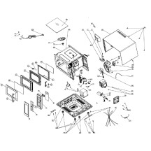 Horeca Parts - Kuchenka mikrofalowa Hendi 281444