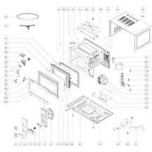 Horeca Parts - Microwave oven with grill function Hendi 281703