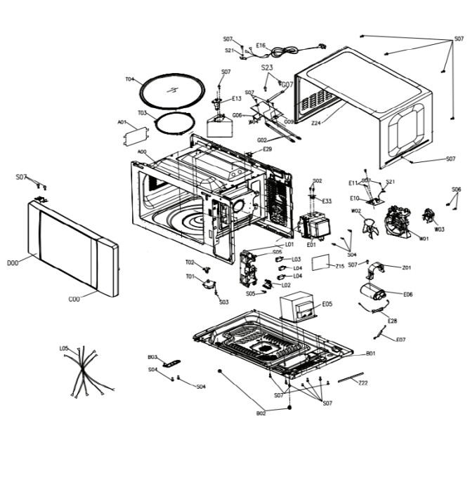 Horeca Parts - Kuchenka mikrofalowa Hendi 281710