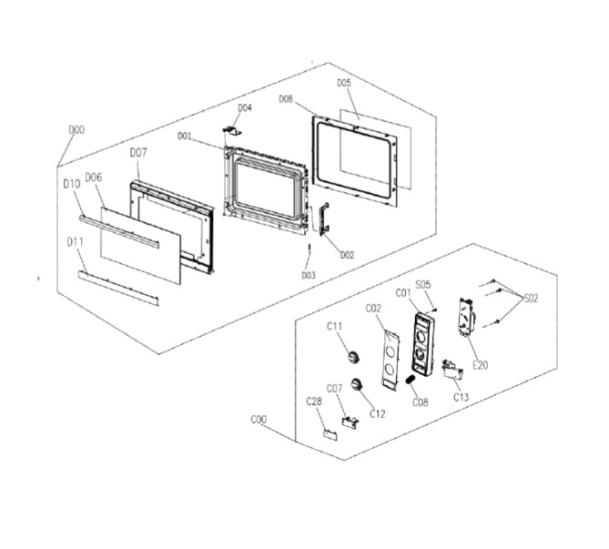 Horeca Parts - Kuchenka mikrofalowa Hendi 281710