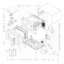 Horeca Parts - Kuchenka mikrofalowa cyfrowa Hendi 281406