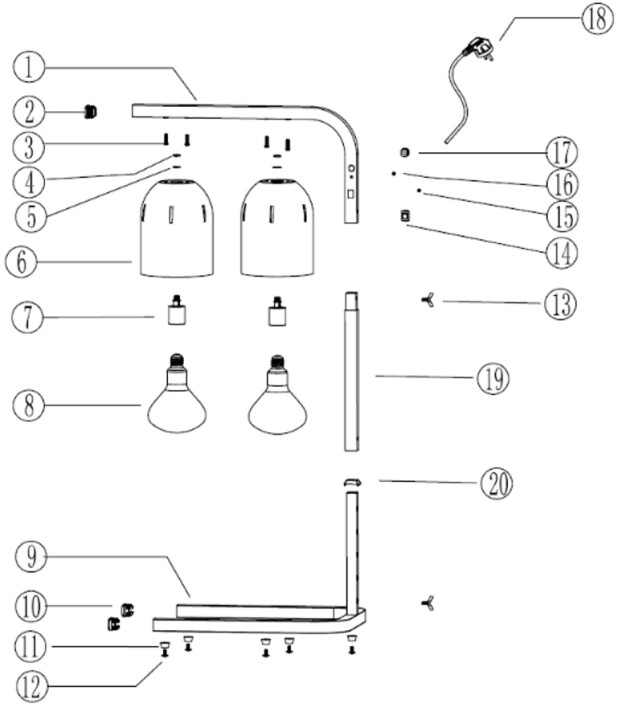 Horeca Parts - Aufschnittmaschine Hendi 300 (210017)