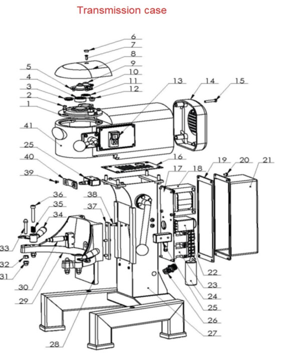 Horeca Parts - Planetenmischer Hendi 10 L - 222836