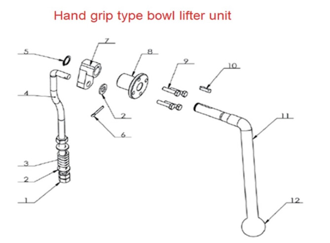 Horeca Parts - Mikser planetarny Hendi 10L - 222836