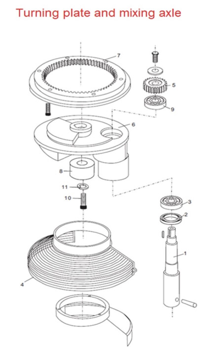 Horeca Parts - Planetary mixer Hendi 10L - 222836