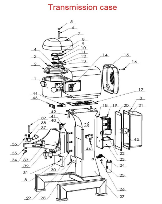 Horeca Parts - Mikser planetarny Hendi 20L - 222843