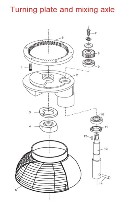 Horeca Parts - Mikser planetarny Hendi 20L - 222843