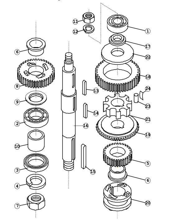 Horeca Parts - Mikser planetarny Hendi 20L - 226292