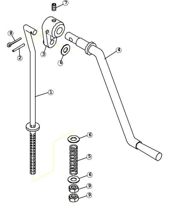 Horeca Parts - Planetary mixer Hendi 20L - 226292