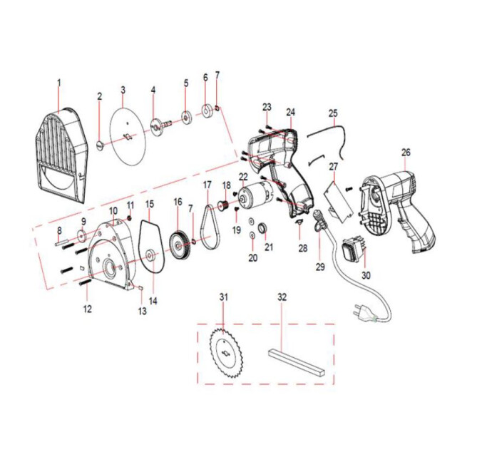 Horeca Parts - Electric knife for kebab Hendi (267240)