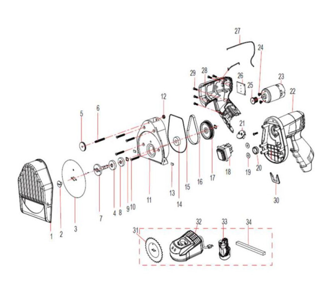 Horeca Parts - Elektrický nůž na kebab Hendi (267257)