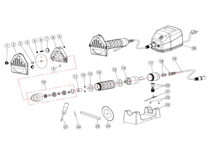 Horeca Parts - Nóż elektryczny do kebaba Hendi 267264