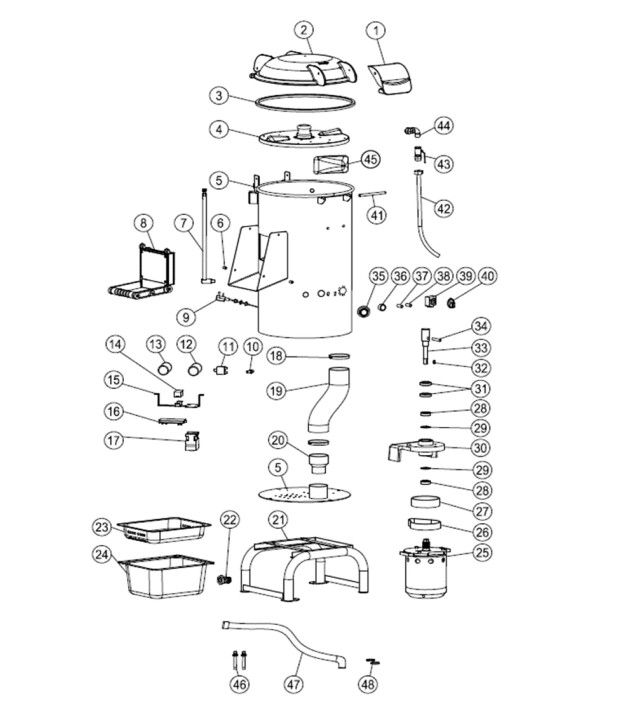 Horeca Parts - Schäler Hendi 229217