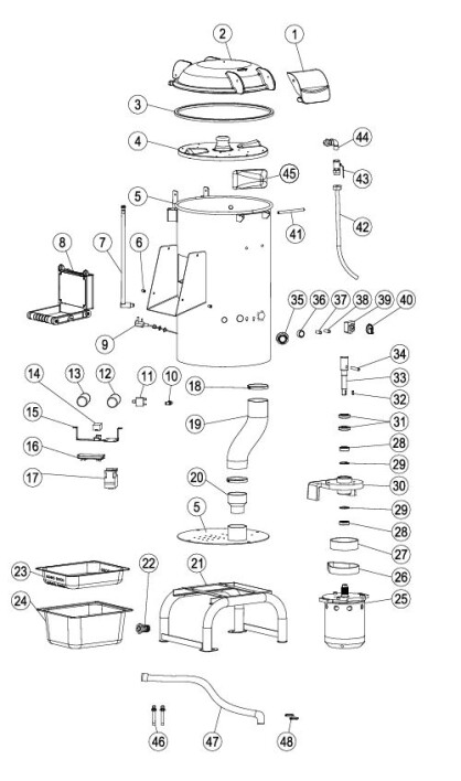 Horeca Parts - Obieraczka do ziemniaków Hendi 229224