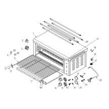 Horeca Parts - Toaster cu cuarț Hendi 264409