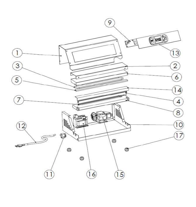 Horeca Parts - Vakuum-Verpackungsmaschine Hendi 970362