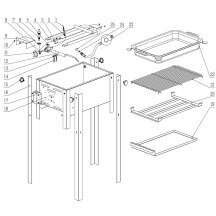 Horeca Parts - Pánev  Plynová BAKE MASTER MINI Hendi -154601