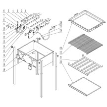 Horeca Parts - Gas-Bratpfanne BAKE MASTER MAX Hendi - 154618