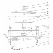 Horeca Parts - Partypfanne Hendi 239506 Teppanyaki-Platte