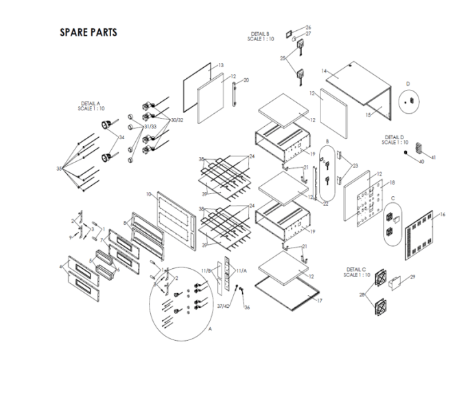Horeca Parts - Pizzaofen Hendi BASIC 2/50 - 226773