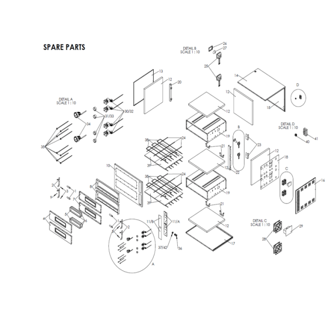 Horeca Parts - Piec do pizzy Hendi BASIC 6 - 226902