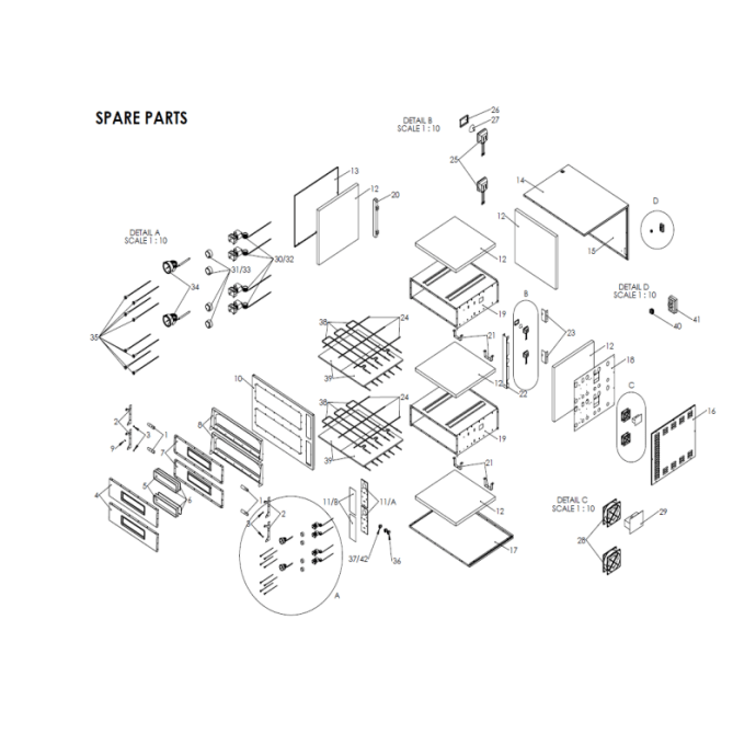 Horeca Parts - Piec do pizzy Hendi BASIC XL 9 - 227046