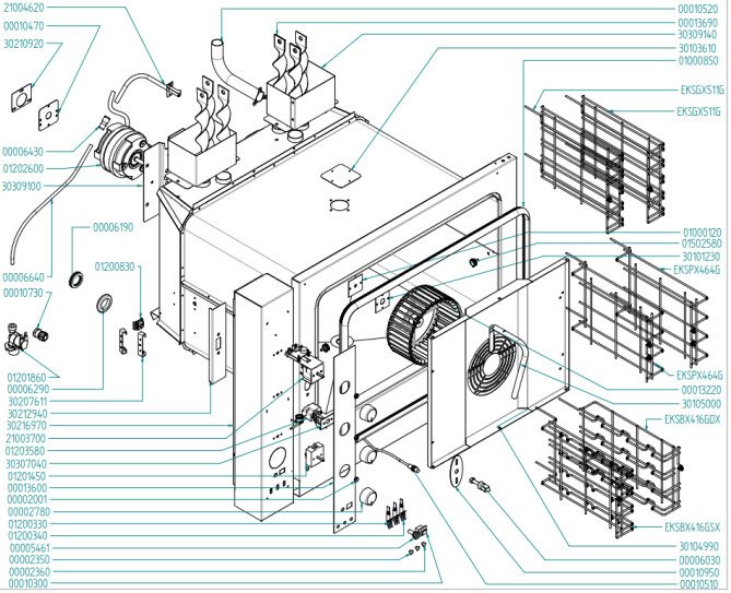 Horeca Parts - Konvektomat Hendi 224687  (EKF464-511-416GUD)