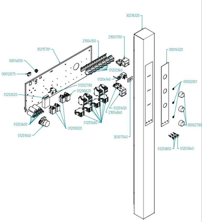 Horeca Parts - Kombidämpfer Hendi 224748 (EKF1664-2011UD)