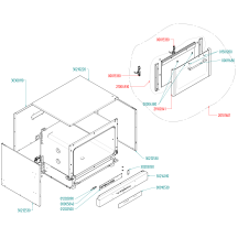 Horeca Parts - Kombinovaná parní trouba Hendi 225042(EKF464-411DUD)