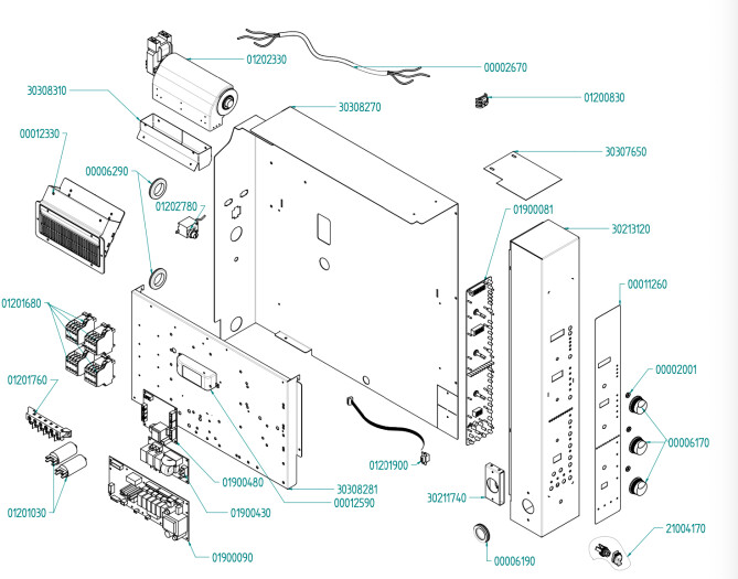 Horeca Parts - Convection steam oven Hendi 225561 (EF711EUD)