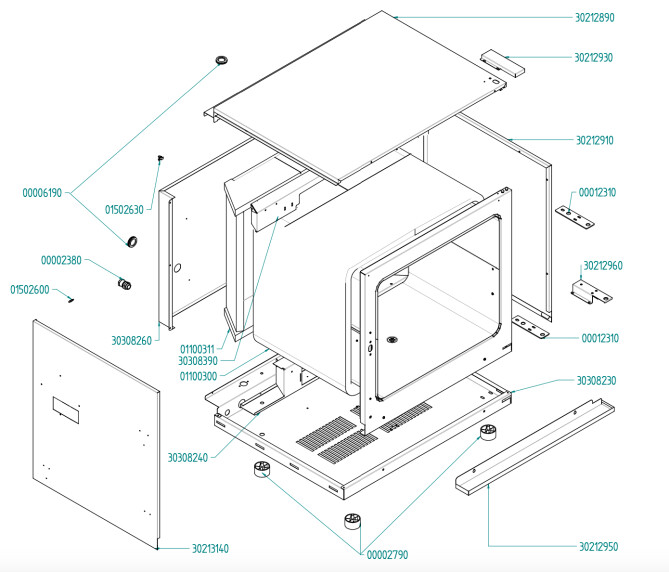 Horeca Parts - Convection steam oven Hendi 225561 (EF711EUD)