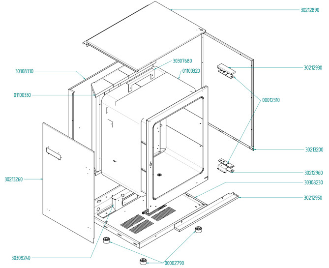 Horeca Parts - Kombinovaná parní trouba Hendi 225585 (EF1111EUD)