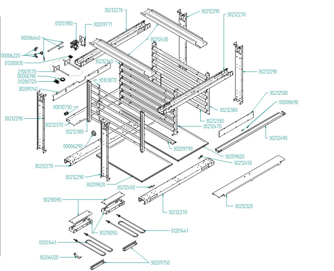 Horeca Parts - Gärkammer 12x600x400 Hendi - 225981 (EKL1264-EKL1264R)