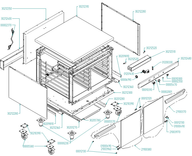 Horeca Parts - Growth chamber 12x600x400 Hendi -225981 (EKL1264-EKL1264R)