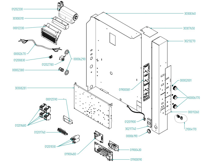 Horeca Parts - Kombidämpfer Hendi 229323 (EKF1064-1111-1016EUD)