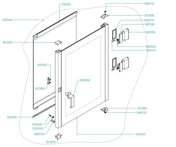 Horeca Parts - Piec konwekcyjno-parowy Hendi - 229323 (EKF1064-1111-1016EUD)