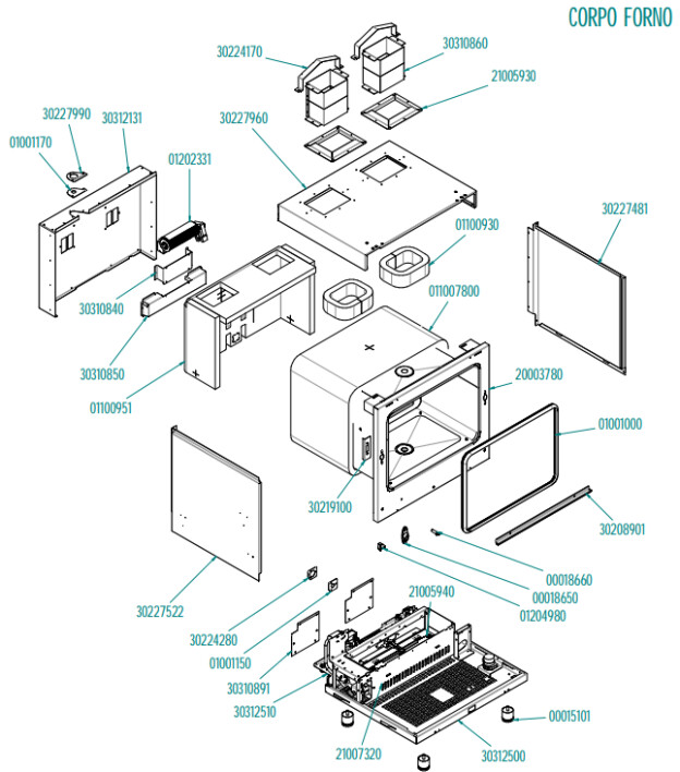 Horeca Parts - Piec konwekcyjno-parowy - Hendi Millenial Smart Gastro 5xGN 1/1 gazowy - MKF511GS