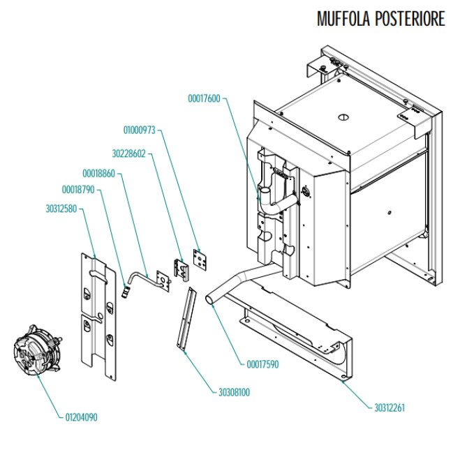 Horeca Parts - Piec konwekcyjno-parowy - Hendi Millenial Black Mask Gastro COMPACT 6xGN 2/3 elektryczny - MKF623CBM