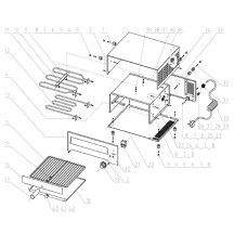 Horeca Parts - pizza and casserole oven Hendi 220306