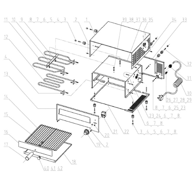 Horeca Parts - Piecyk do pizzy i zapiekanek Hendi 220306