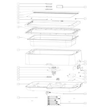 Horeca Parts - Încălzitor electric verde Hendi 470435