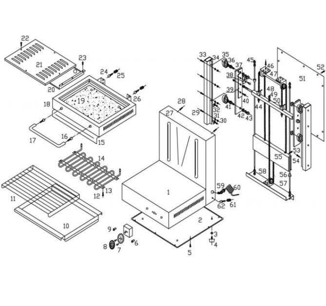 Horeca Parts - Salamandr Hendi 450 - 264607