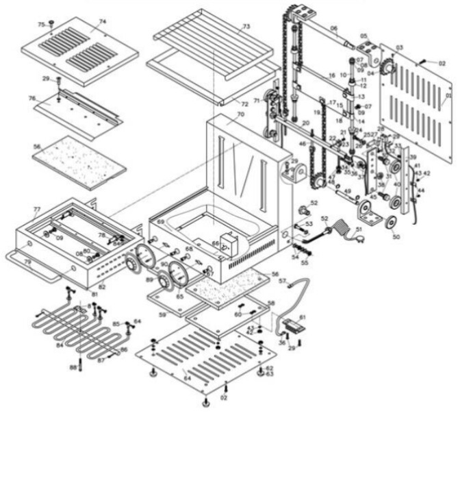 Horeca Parts - Salamandr Hendi 600 - 264706