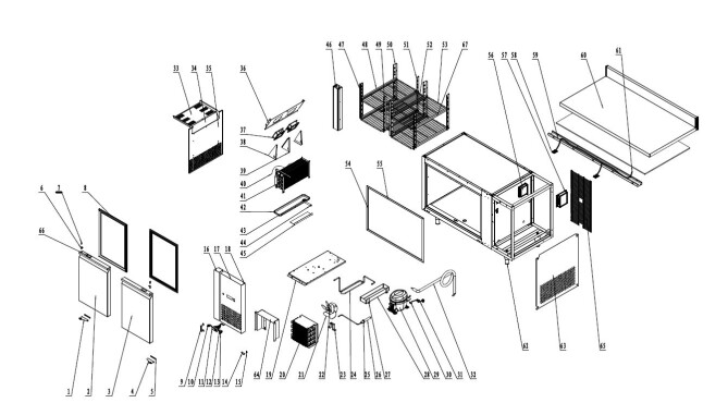 Horeca Parts - Kühltisch Hendi 232040