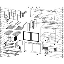 Horeca Parts - Refrigerated table Hendi 232781