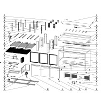 Horeca Parts - Stół chłodniczy Hendi 232897 (ESL3853GR )