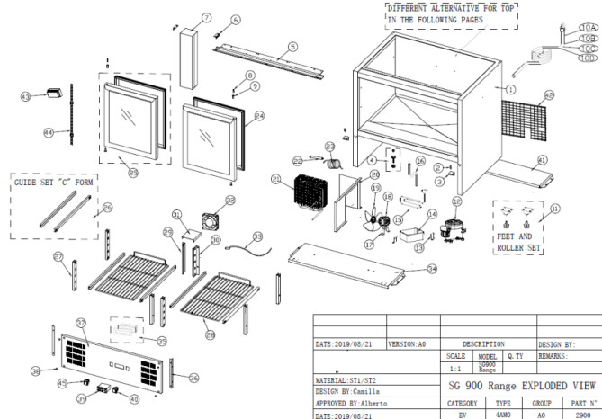 Horeca Parts - Stół chłodniczy Hendi 236246 (SG 900 STD)