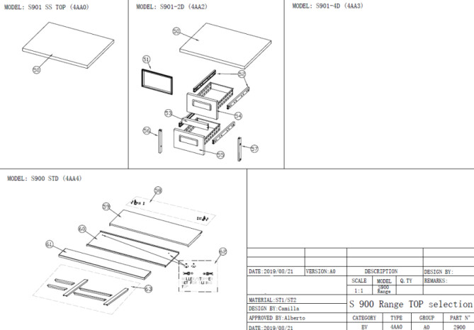 Horeca Parts - Stół chłodniczy Hendi 236246 (SG 900 STD)