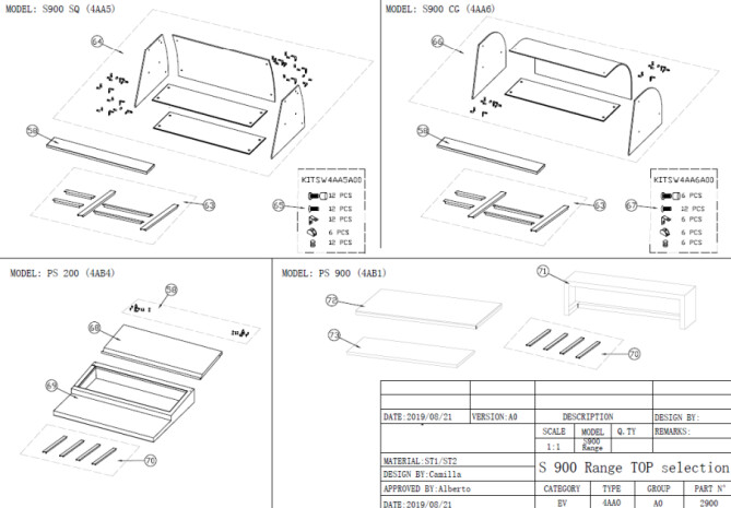 Horeca Parts - Stół chłodniczy Hendi 236246 (SG 900 STD)